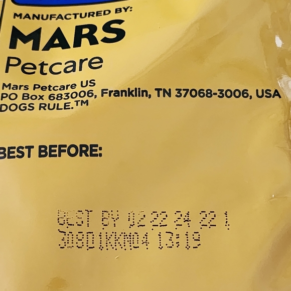 Pedigree Tender Bites For Small Dog 1 Pack 3.5Lb - Picture 4 of 6